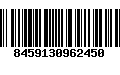 Código de Barras 8459130962450