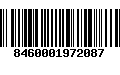 Código de Barras 8460001972087