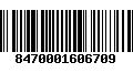 Código de Barras 8470001606709