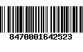 Código de Barras 8470001642523