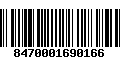 Código de Barras 8470001690166