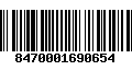 Código de Barras 8470001690654