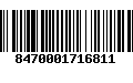 Código de Barras 8470001716811