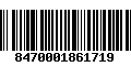 Código de Barras 8470001861719