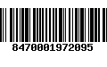 Código de Barras 8470001972095