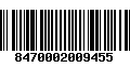 Código de Barras 8470002009455