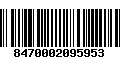 Código de Barras 8470002095953