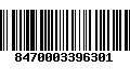 Código de Barras 8470003396301