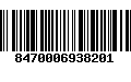 Código de Barras 8470006938201