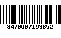 Código de Barras 8470007193852