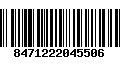 Código de Barras 8471222045506