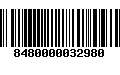 Código de Barras 8480000032980