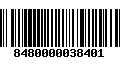 Código de Barras 8480000038401