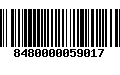 Código de Barras 8480000059017