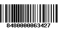 Código de Barras 8480000063427