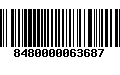 Código de Barras 8480000063687