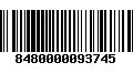 Código de Barras 8480000093745