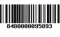 Código de Barras 8480000095893