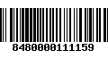 Código de Barras 8480000111159