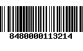 Código de Barras 8480000113214