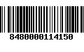 Código de Barras 8480000114150