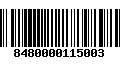 Código de Barras 8480000115003