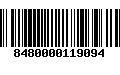 Código de Barras 8480000119094