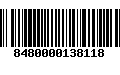 Código de Barras 8480000138118