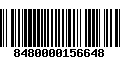 Código de Barras 8480000156648