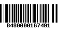 Código de Barras 8480000167491