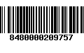 Código de Barras 8480000209757