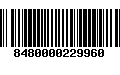 Código de Barras 8480000229960