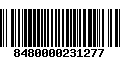 Código de Barras 8480000231277