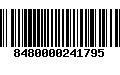 Código de Barras 8480000241795