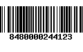 Código de Barras 8480000244123