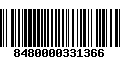 Código de Barras 8480000331366