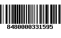 Código de Barras 8480000331595