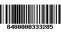 Código de Barras 8480000333285