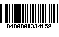 Código de Barras 8480000334152