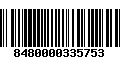 Código de Barras 8480000335753