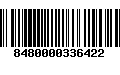 Código de Barras 8480000336422