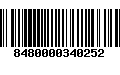 Código de Barras 8480000340252