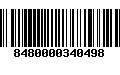 Código de Barras 8480000340498