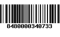 Código de Barras 8480000340733