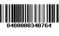 Código de Barras 8480000340764