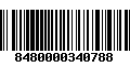 Código de Barras 8480000340788