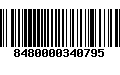 Código de Barras 8480000340795