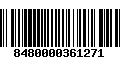 Código de Barras 8480000361271