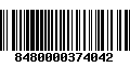 Código de Barras 8480000374042