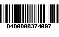 Código de Barras 8480000374097